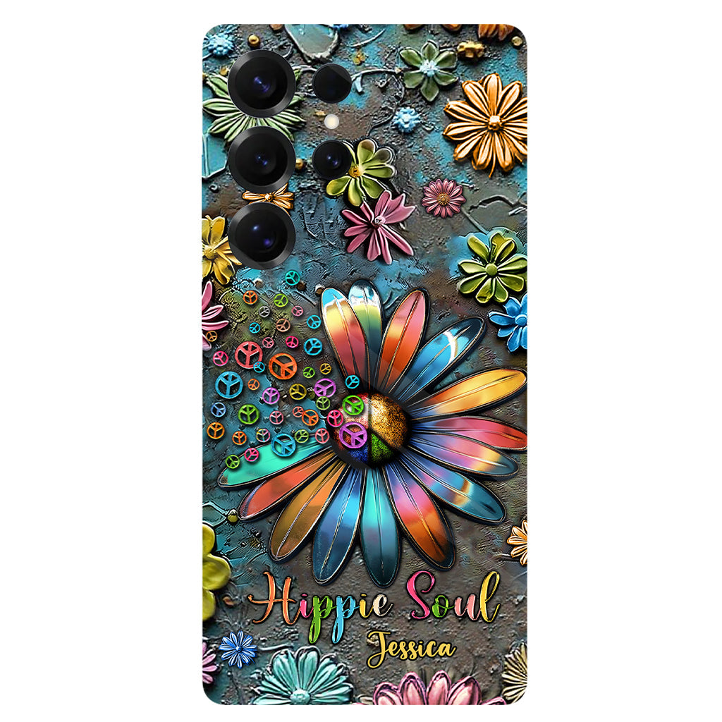 Hippie Soul – Personalisierte Handyhülle mit Hippie-Vollbilddruck