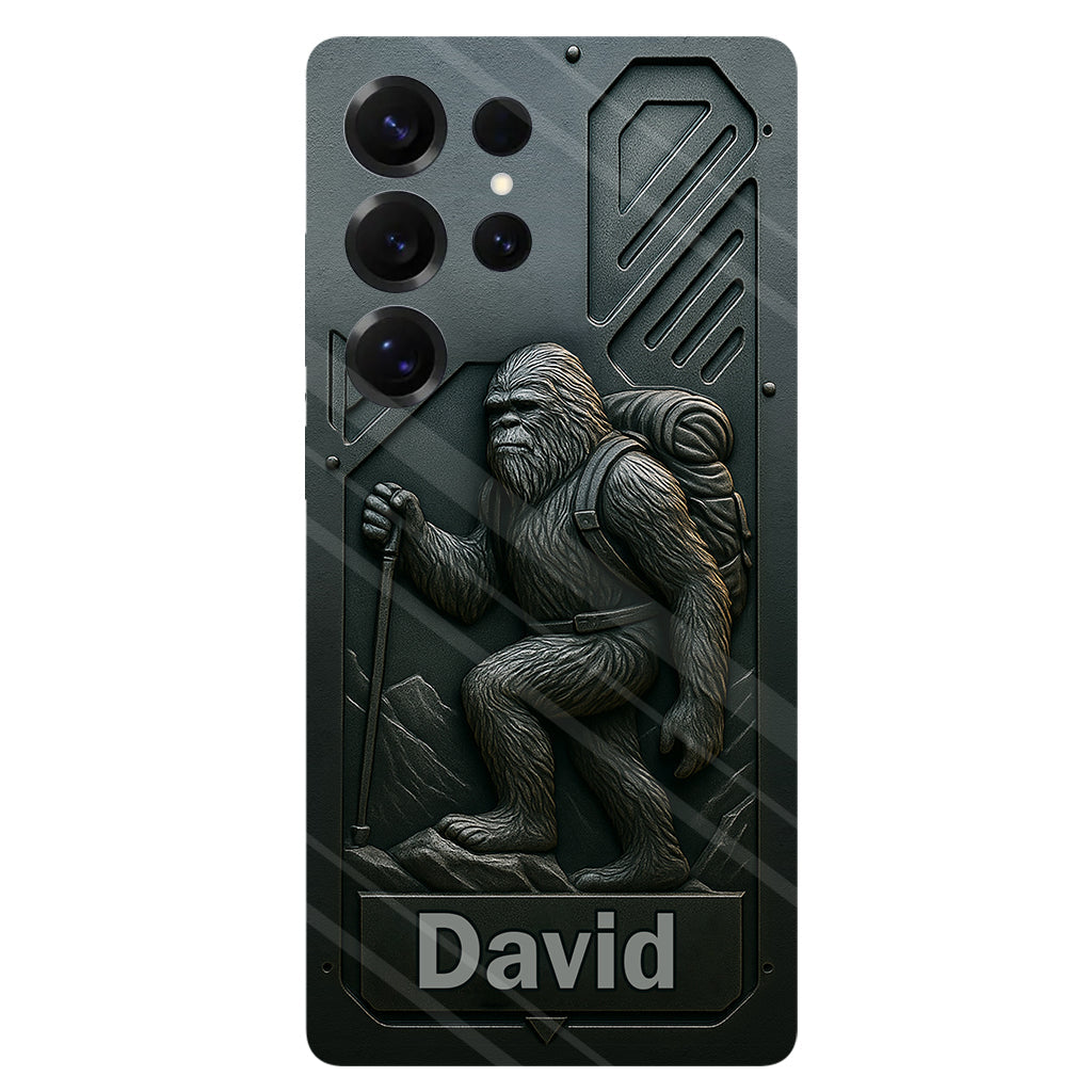 Sasquatch - Coque de téléphone personnalisée avec motif intégral de randonnée