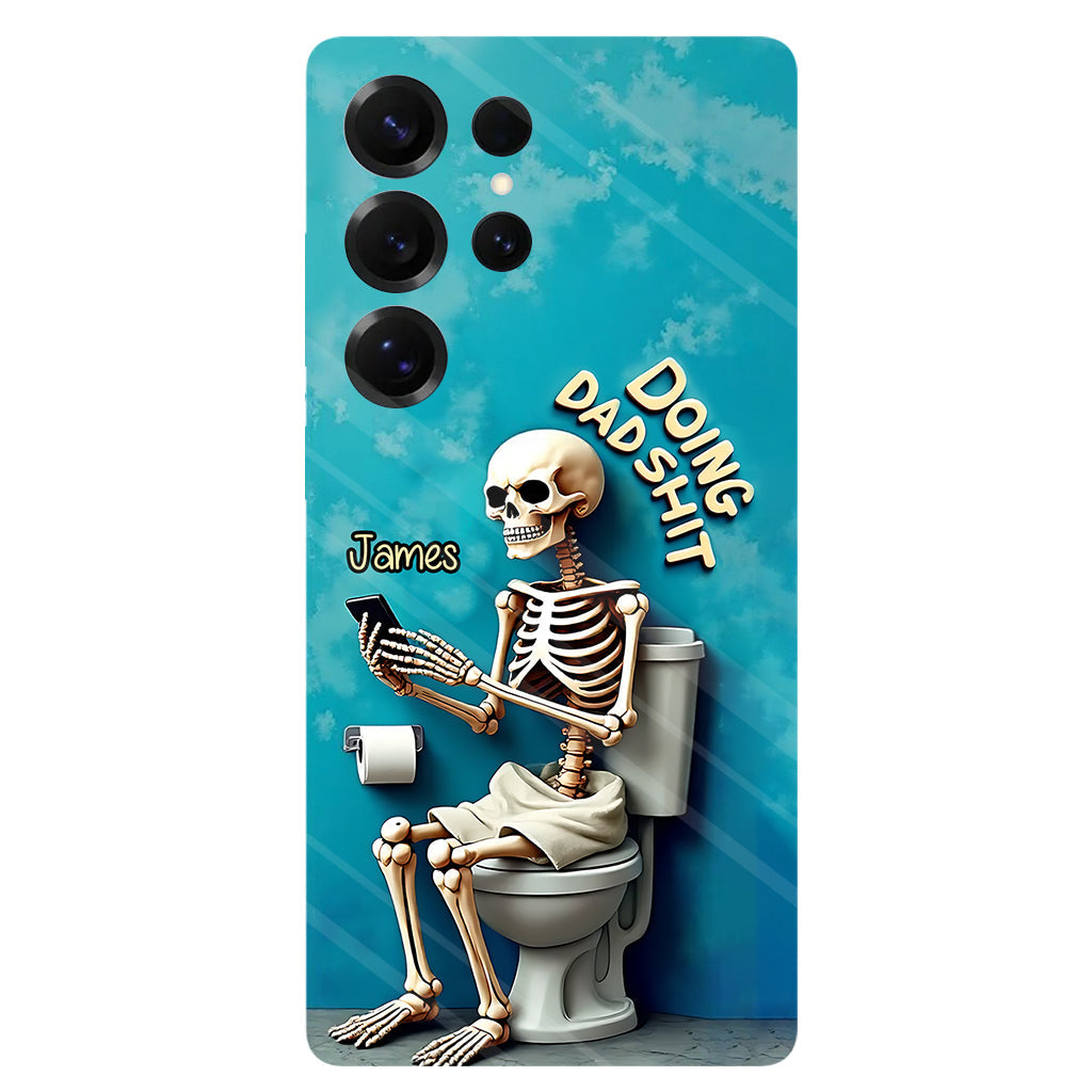 Doing Dad Shit - Personalized Father Full Print Phone Case