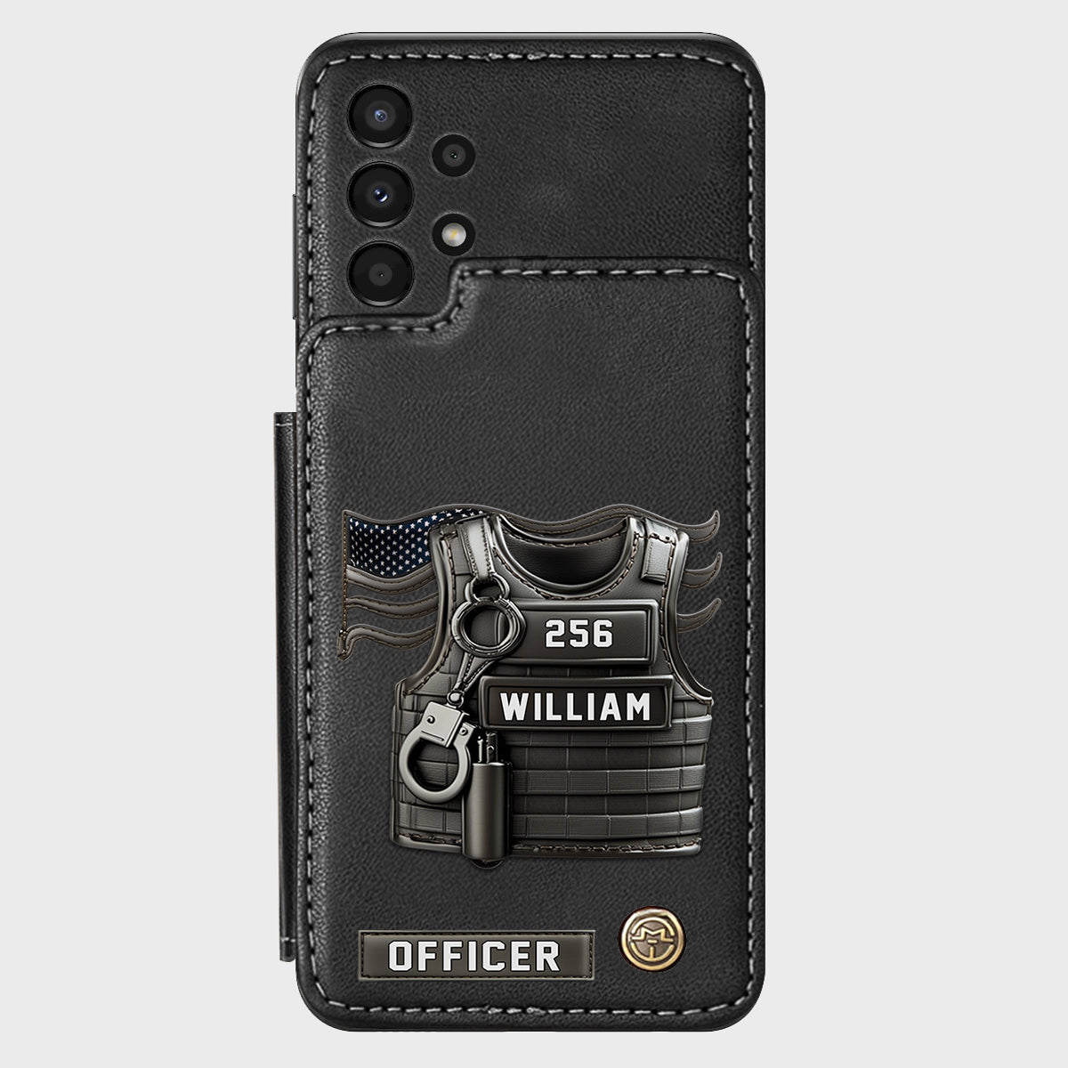 Dienen und Schützen – Personalisierte Handyhülle im Polizei-Look