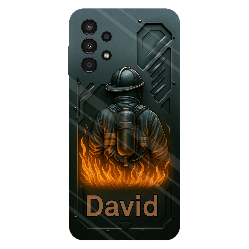 The Strone One - Coque de téléphone personnalisée avec impression intégrale sur le thème des pompiers