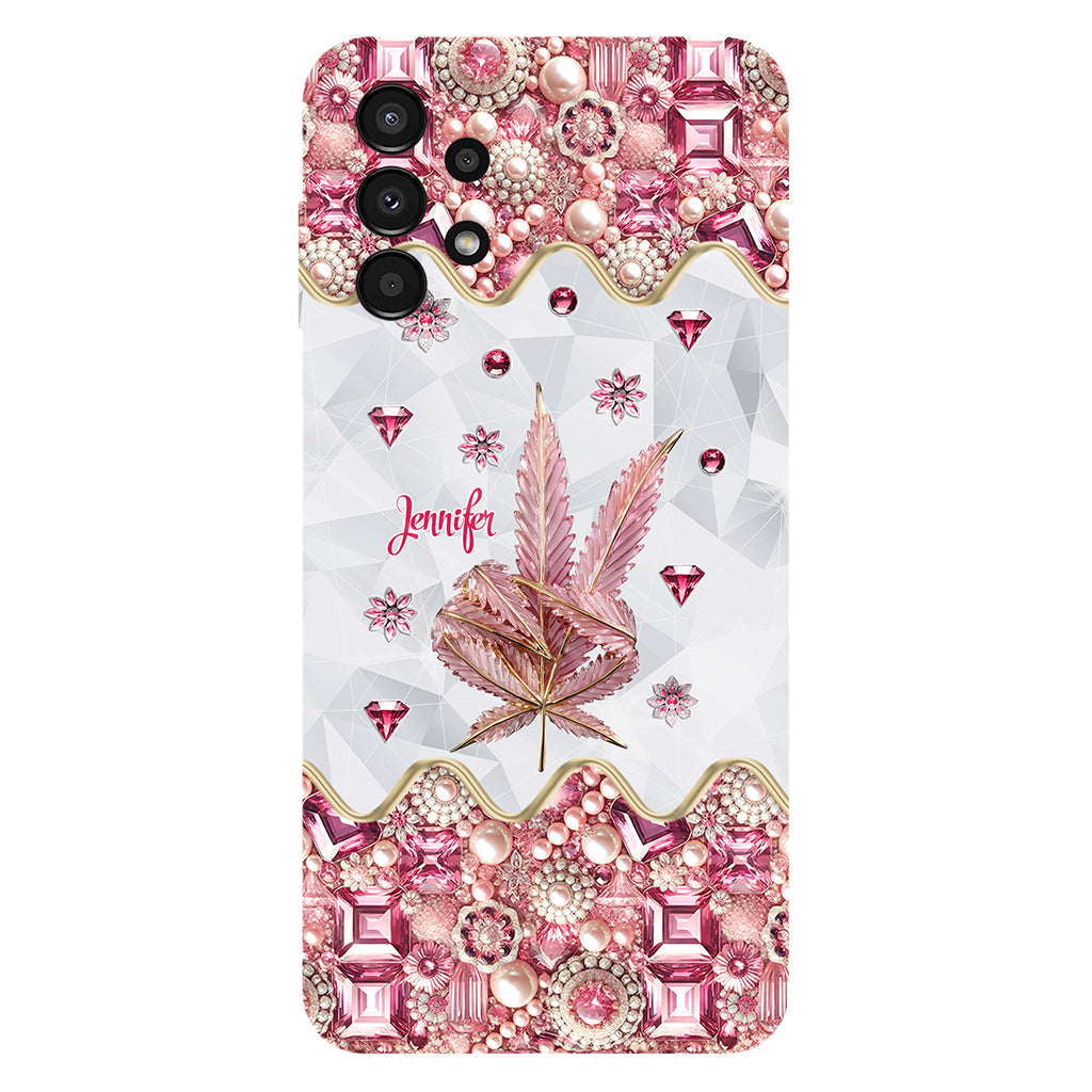 Il y a toujours du cannabis quelque part - Coque de téléphone et support de téléphone personnalisés avec impression intégrale -