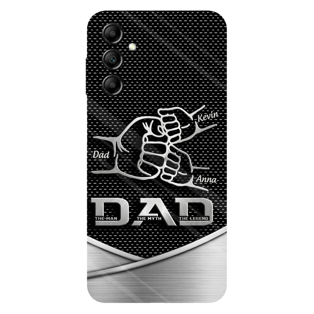 Dad The Man The Myth The Legend First Bump - Christmas Gift for Dad - Personalized Father Full Print Phone Case