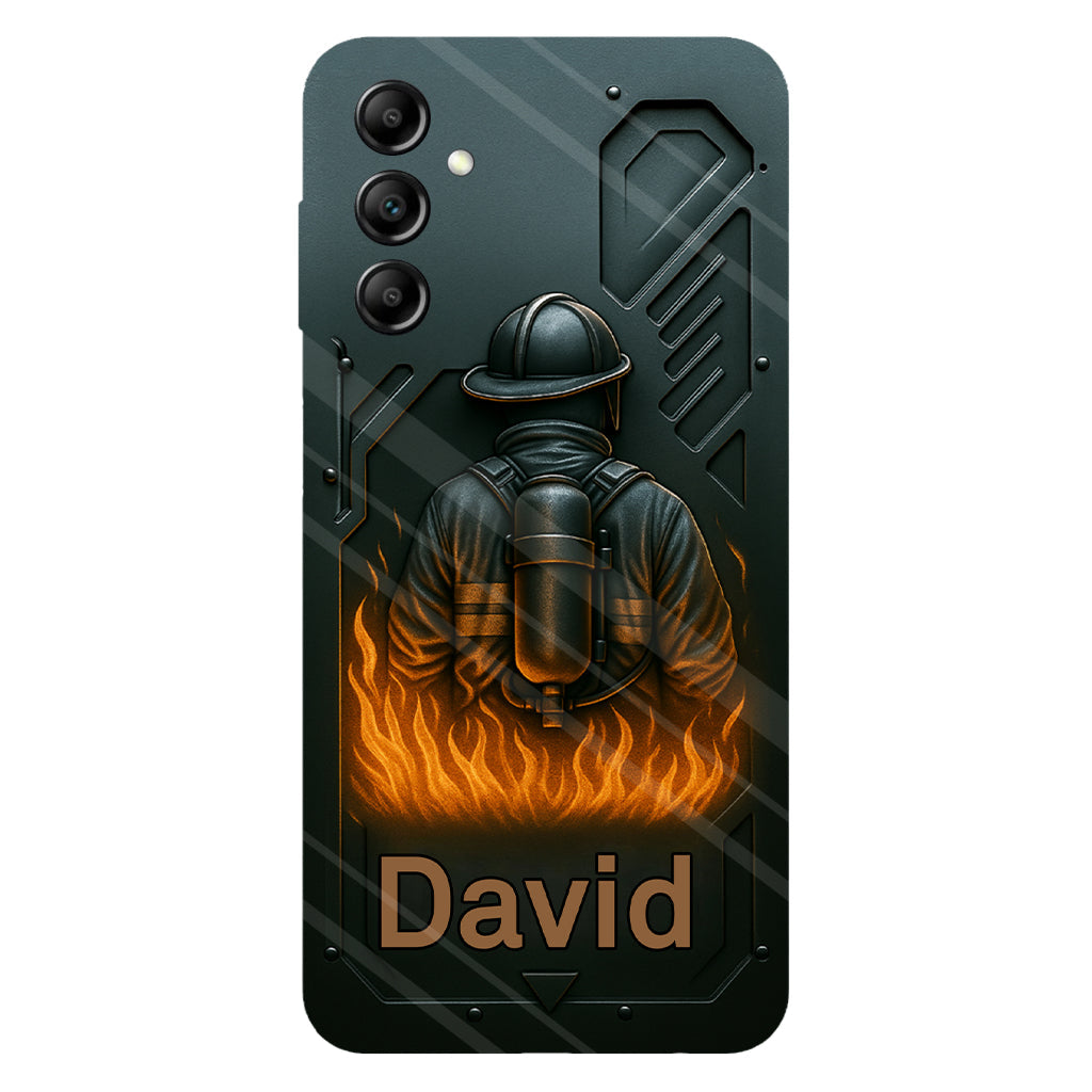 The Strone One - Coque de téléphone personnalisée avec impression intégrale sur le thème des pompiers