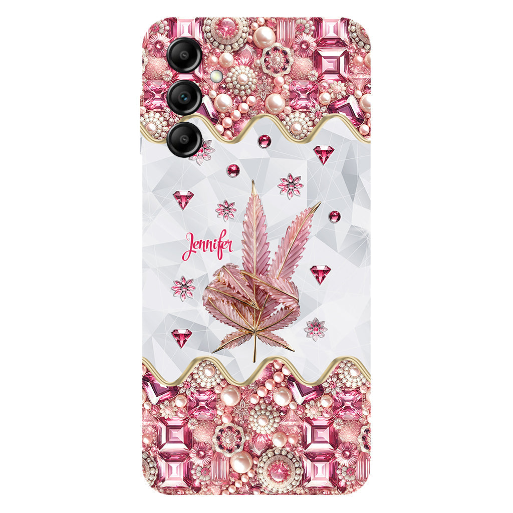 Il y a toujours du cannabis quelque part - Coque de téléphone et support de téléphone personnalisés avec impression intégrale -