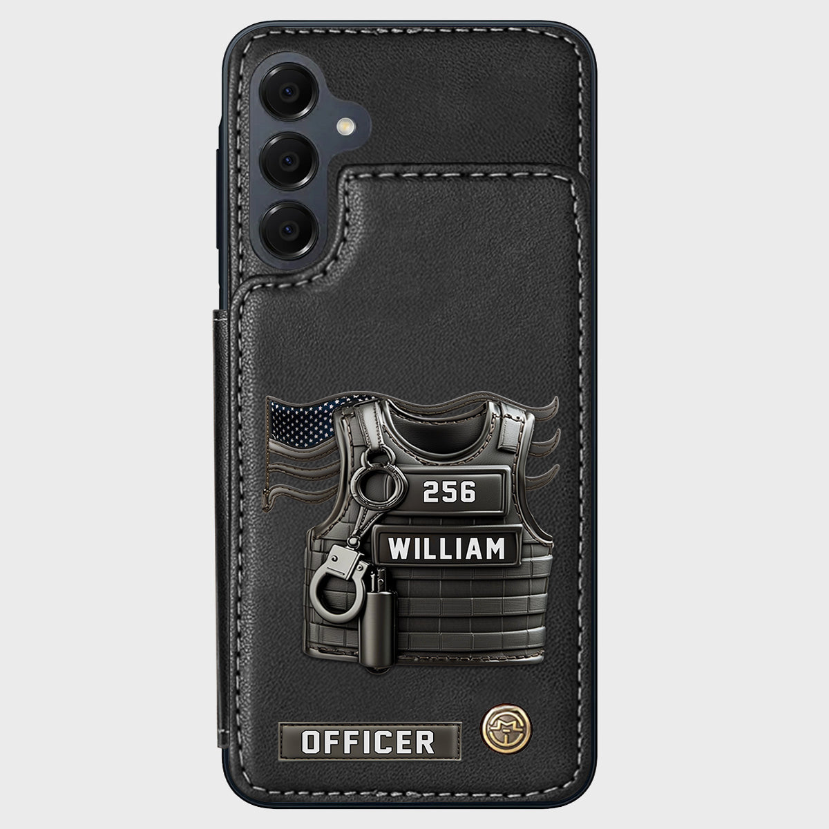 Dienen und Schützen – Personalisierte Handyhülle im Polizei-Look