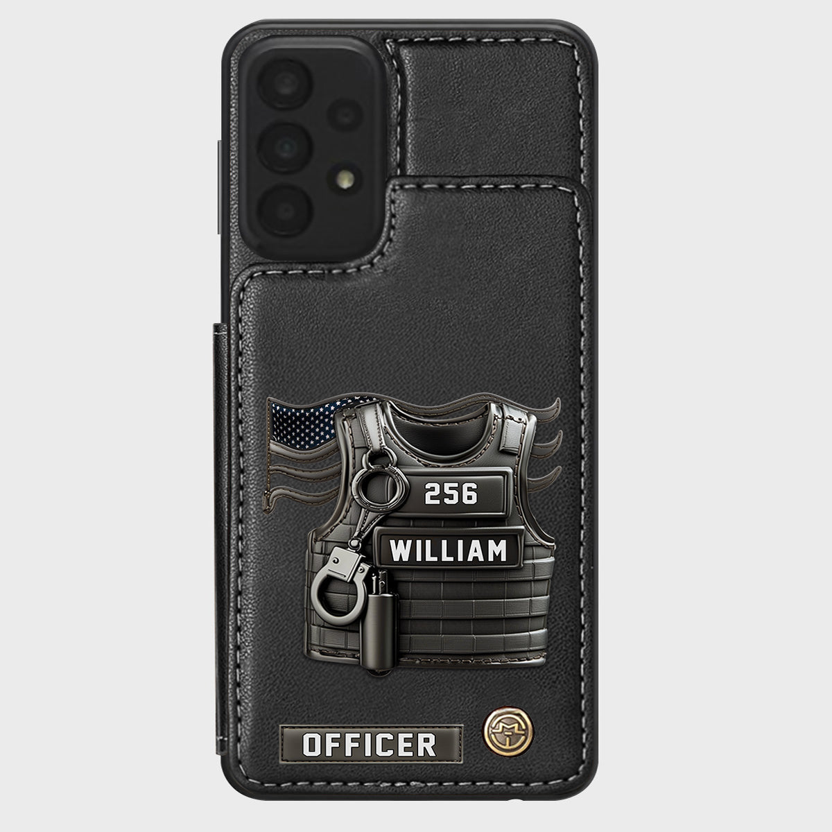 Dienen und Schützen – Personalisierte Handyhülle im Polizei-Look