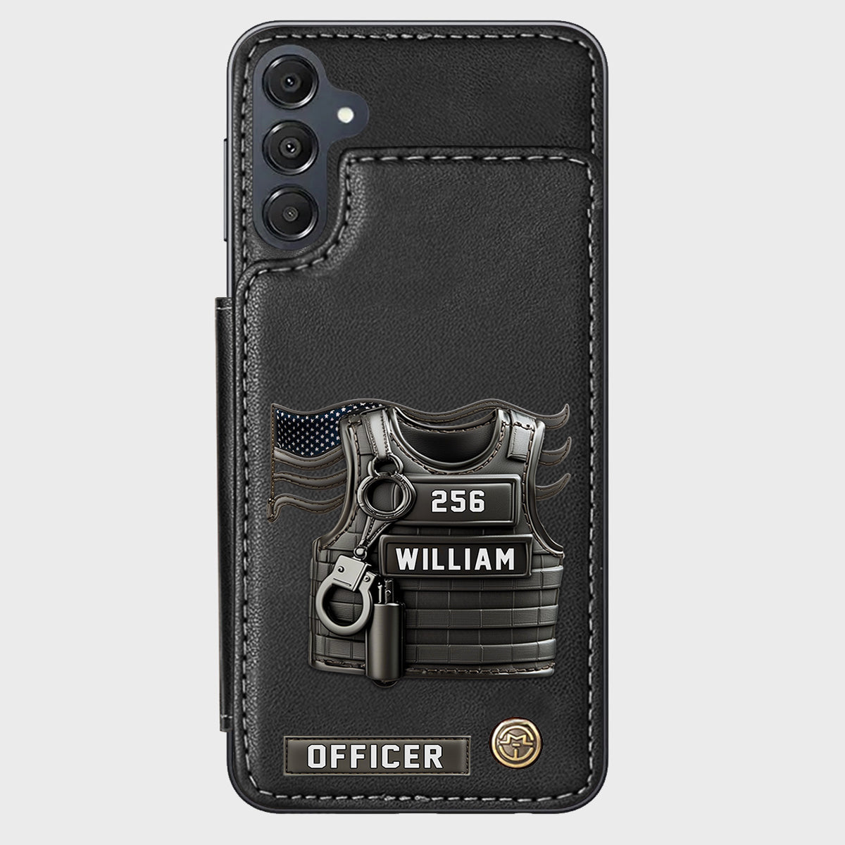 Dienen und Schützen – Personalisierte Handyhülle im Polizei-Look