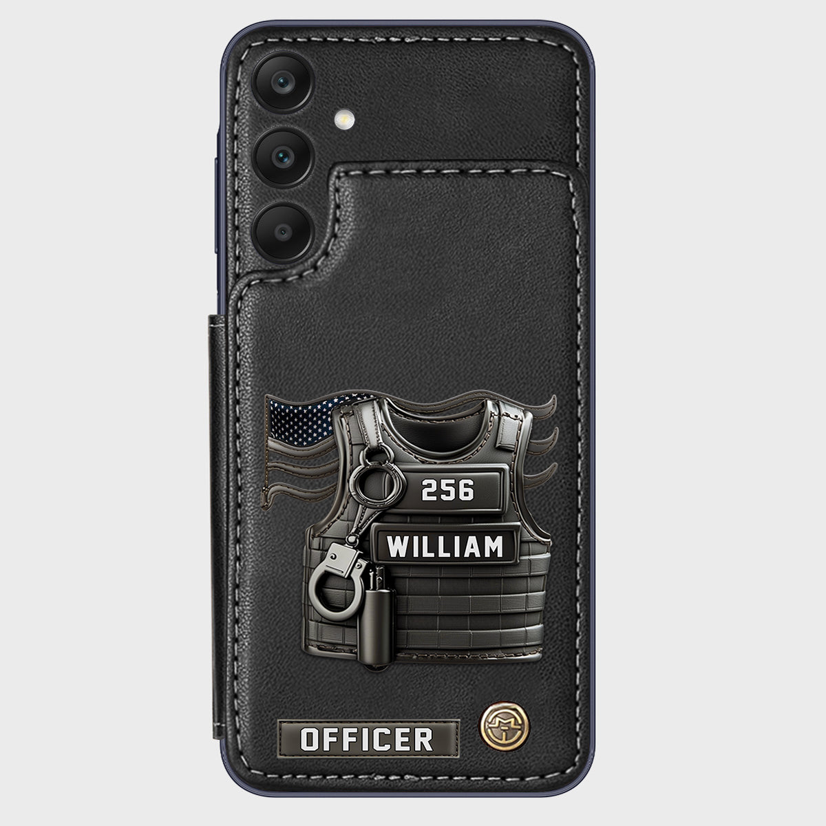 Dienen und Schützen – Personalisierte Handyhülle im Polizei-Look
