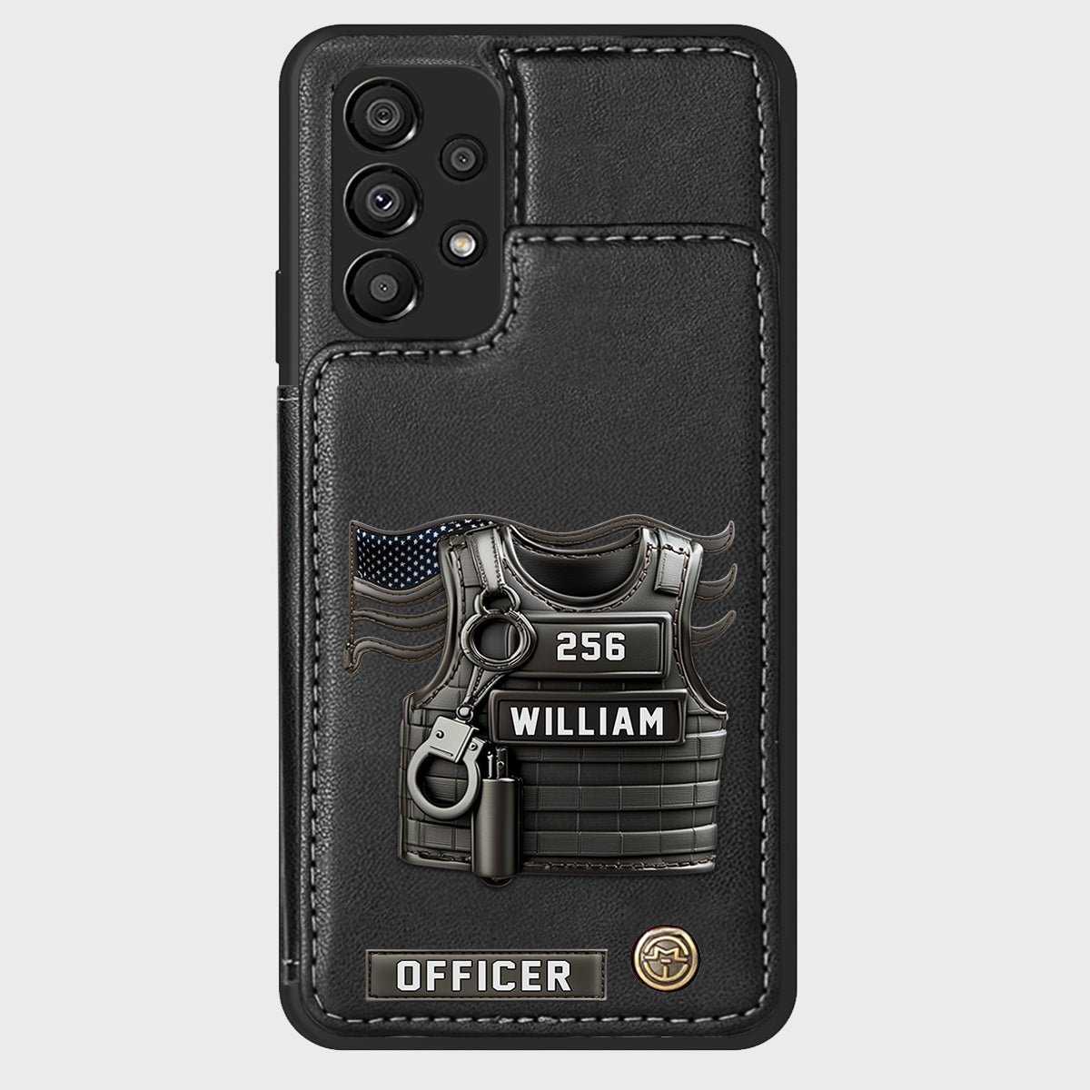Dienen und Schützen – Personalisierte Handyhülle im Polizei-Look