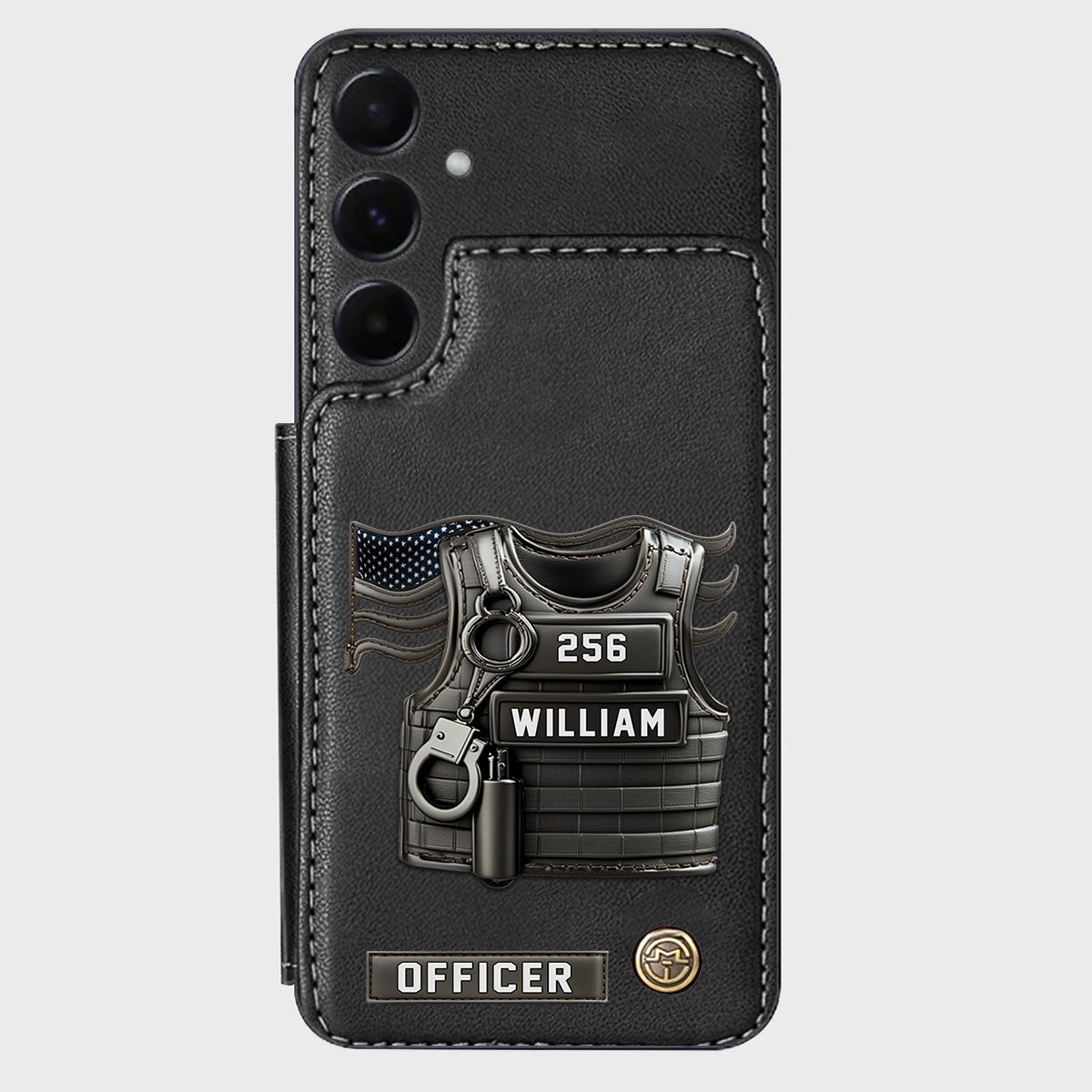 Dienen und Schützen – Personalisierte Handyhülle im Polizei-Look