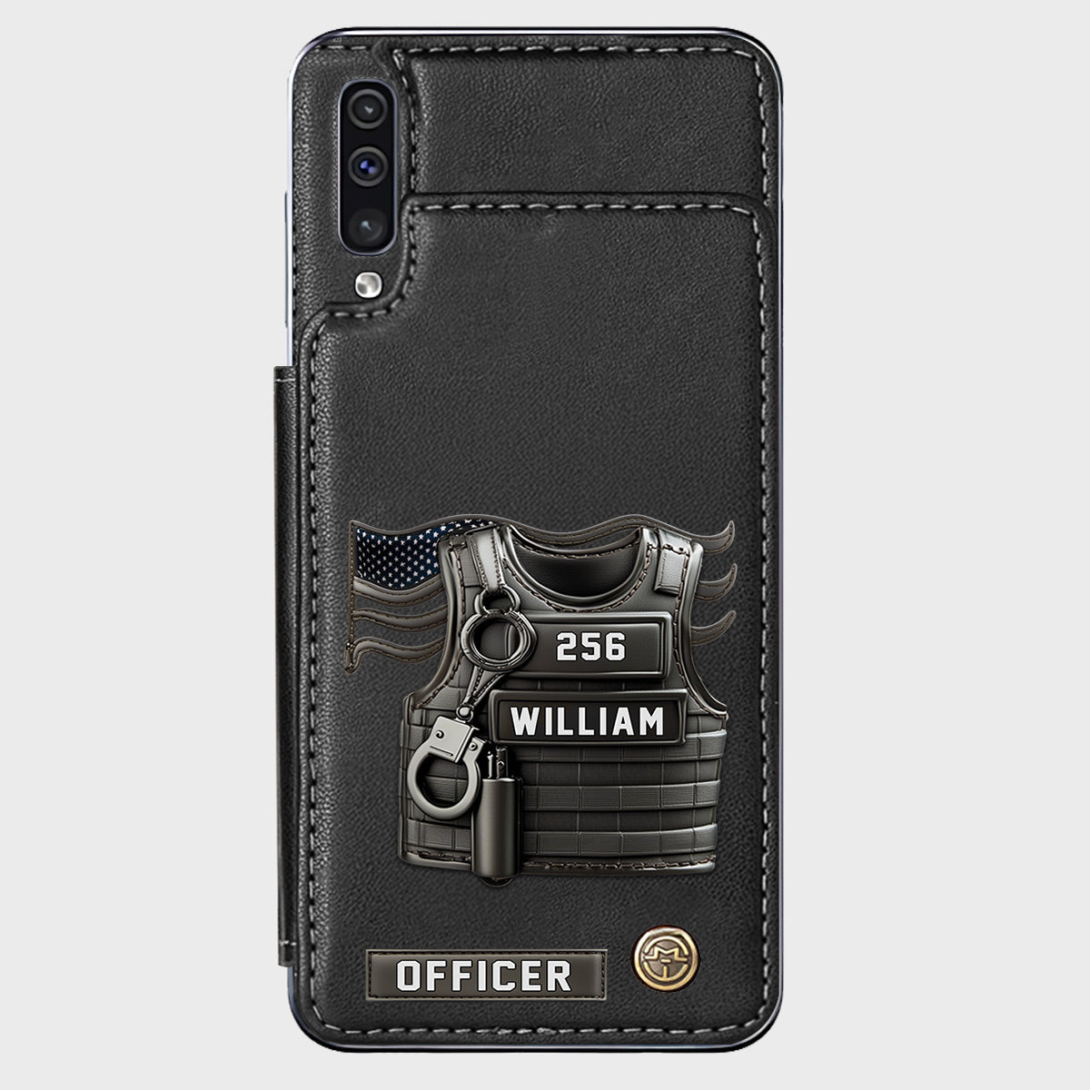 Dienen und Schützen – Personalisierte Handyhülle im Polizei-Look