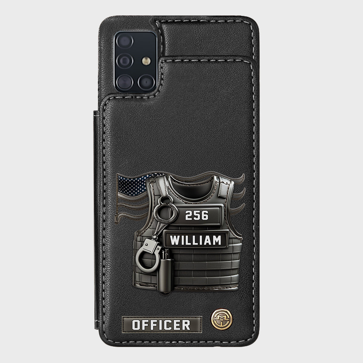 Dienen und Schützen – Personalisierte Handyhülle im Polizei-Look