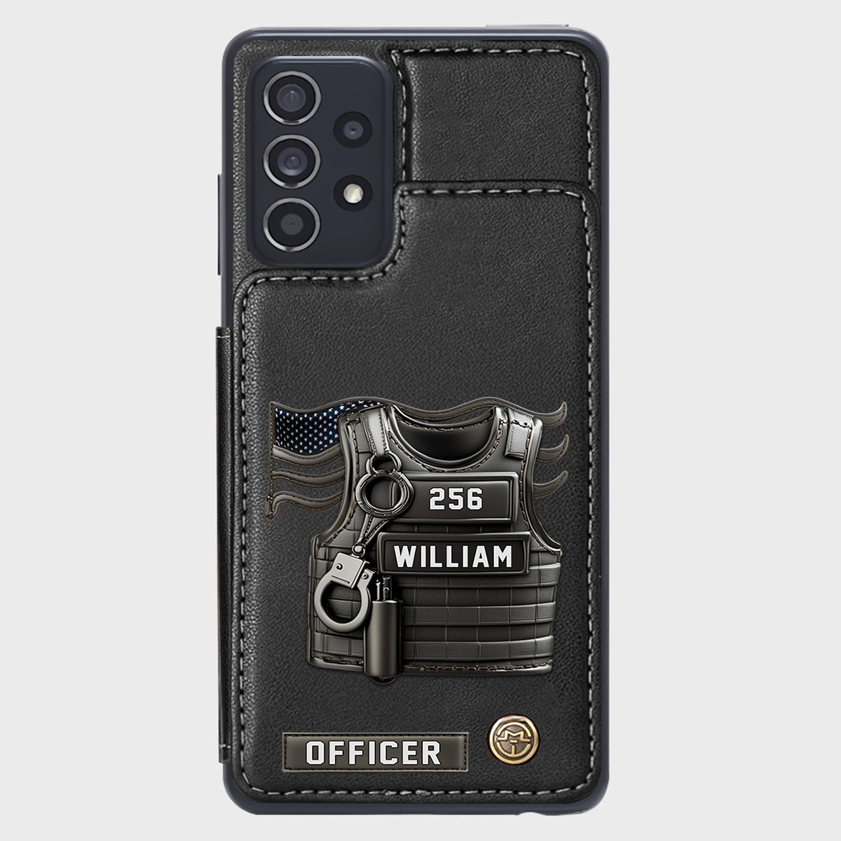 Dienen und Schützen – Personalisierte Handyhülle im Polizei-Look