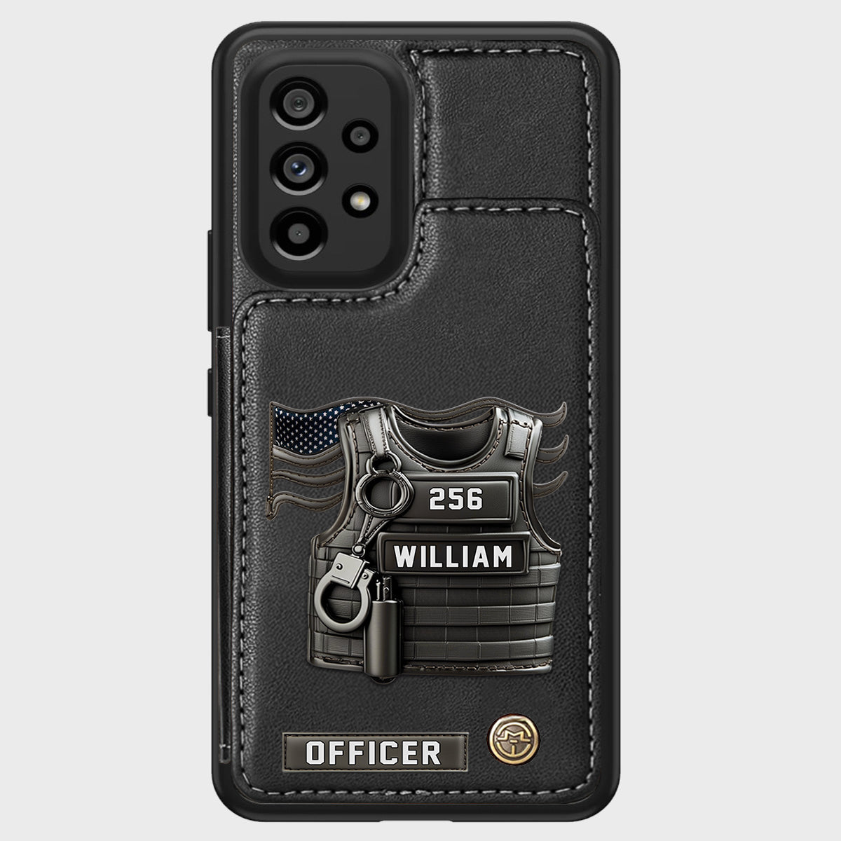 Dienen und Schützen – Personalisierte Handyhülle im Polizei-Look