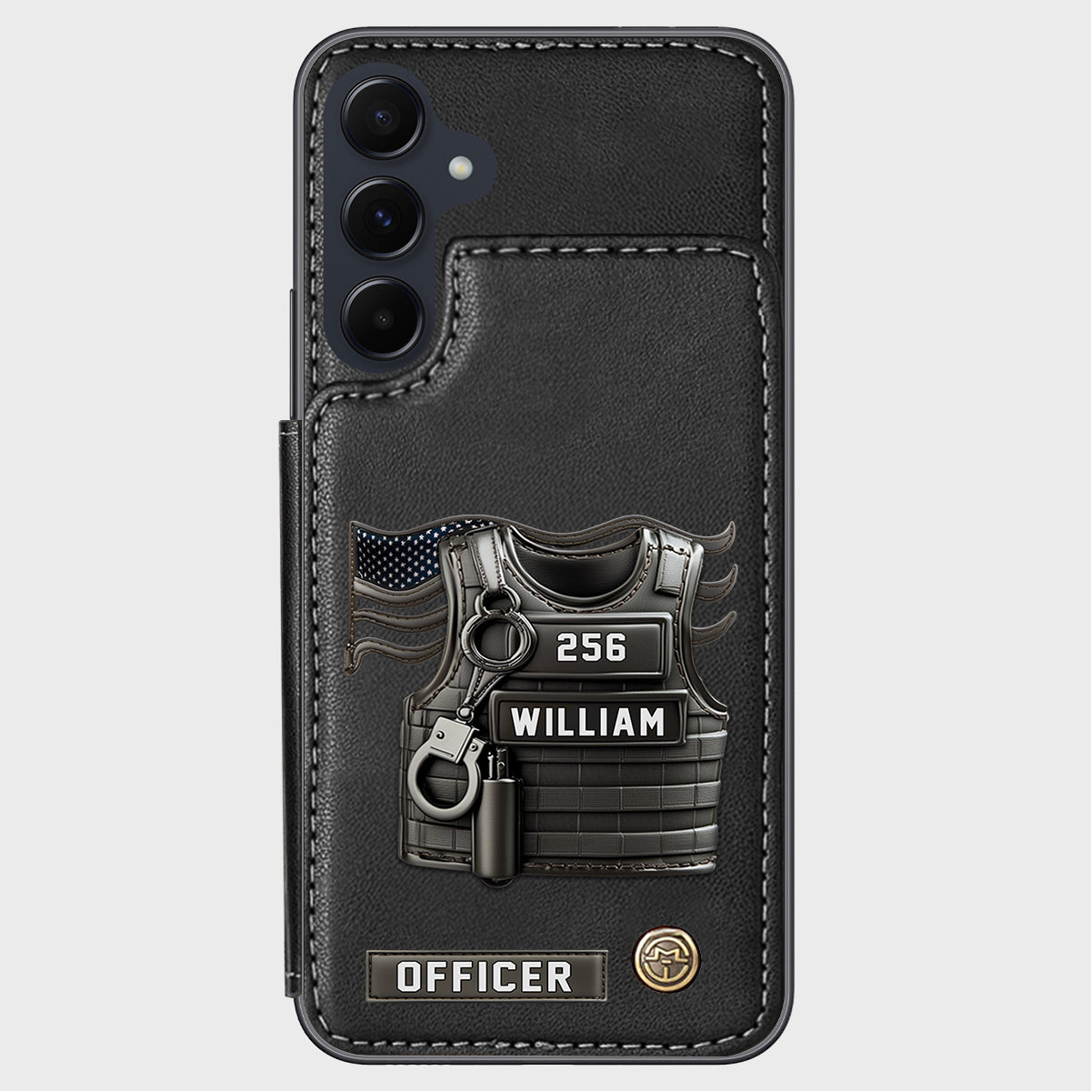 Dienen und Schützen – Personalisierte Handyhülle im Polizei-Look