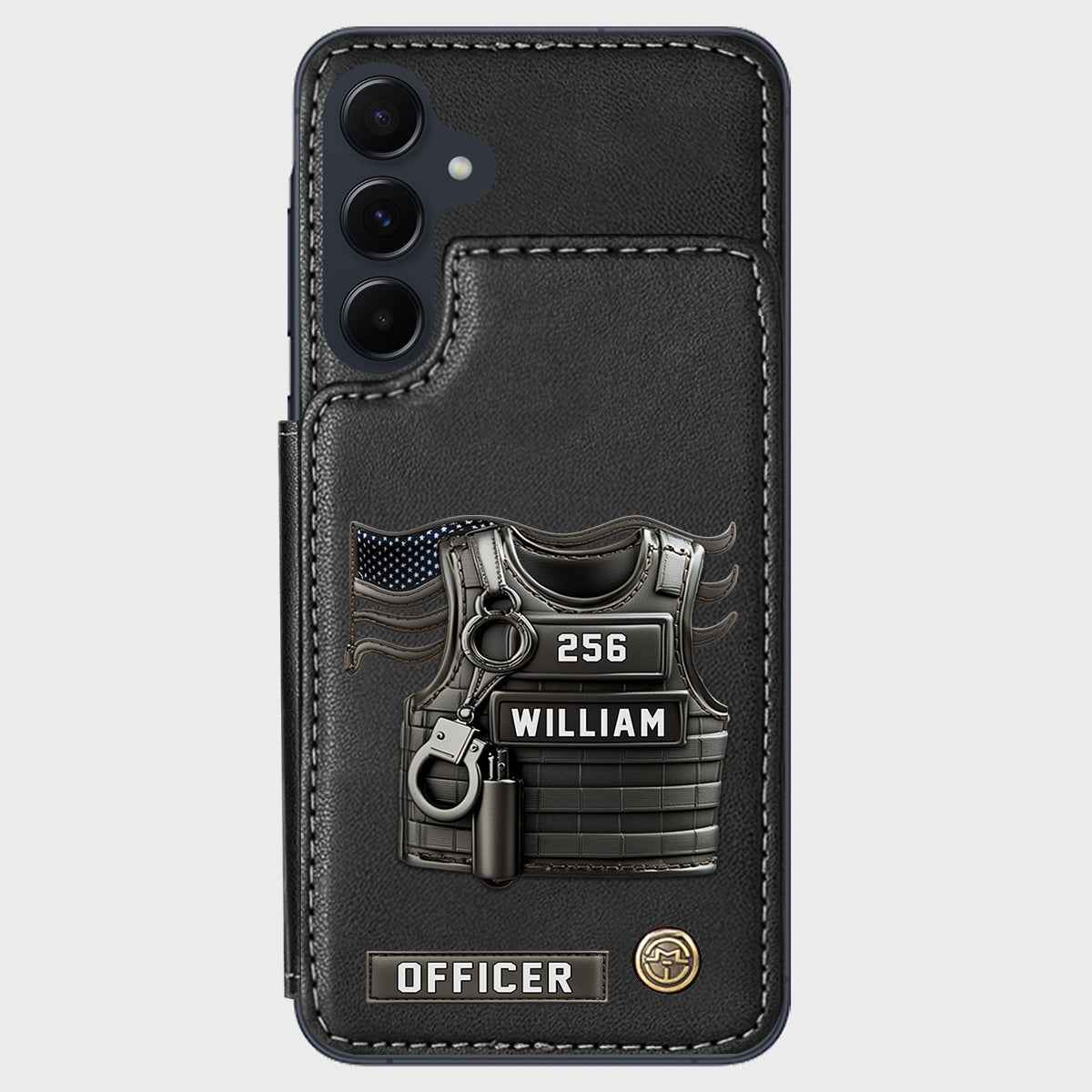 Dienen und Schützen – Personalisierte Handyhülle im Polizei-Look