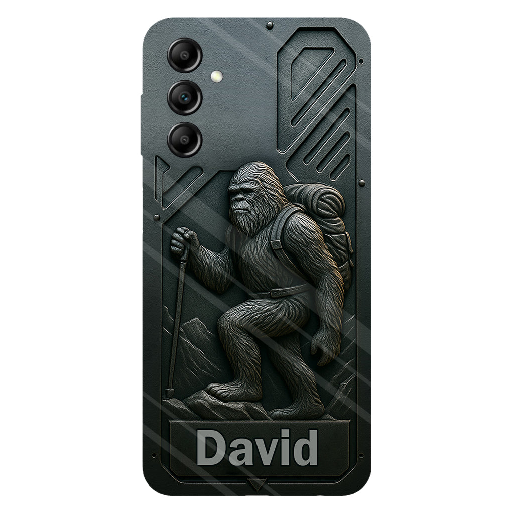 Sasquatch - Coque de téléphone personnalisée avec motif intégral de randonnée