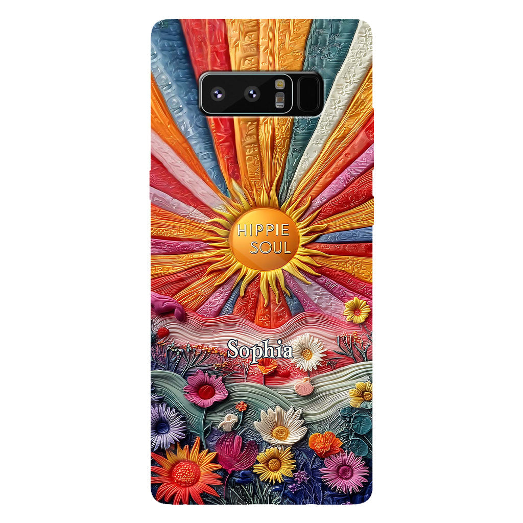 Coque de téléphone personnalisée Hippie Soul - Motif hippie intégral