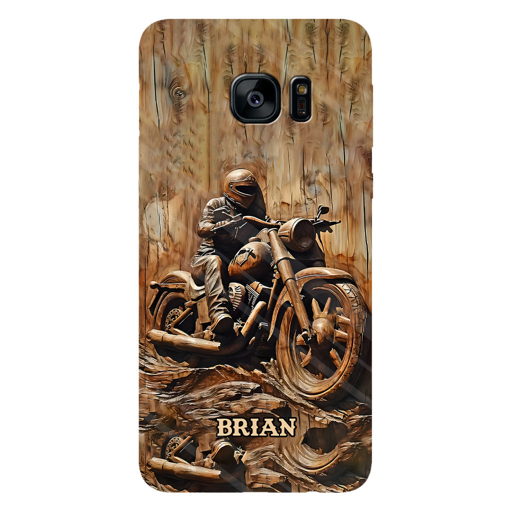 Biker – Personalisierte Handyhülle mit Biker-Motiv und Volldruck
