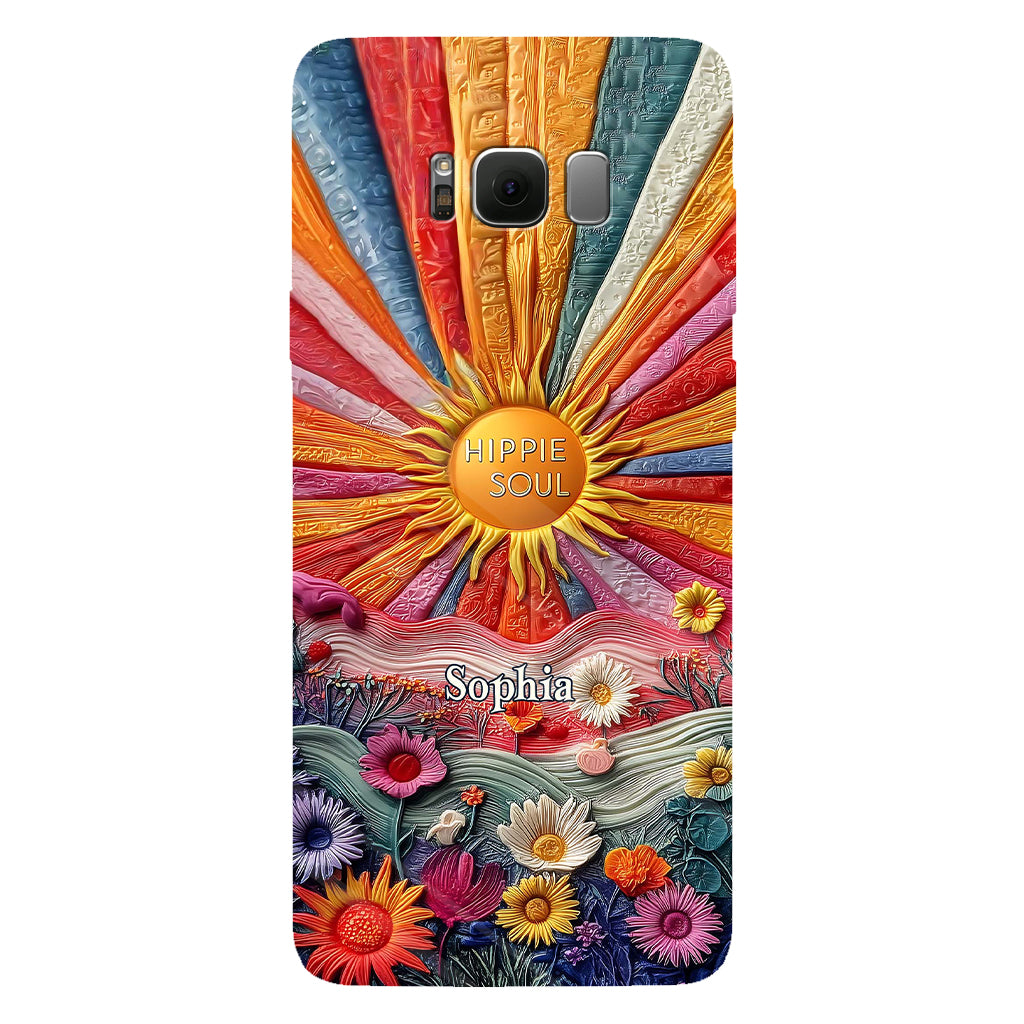 Coque de téléphone personnalisée Hippie Soul - Motif hippie intégral