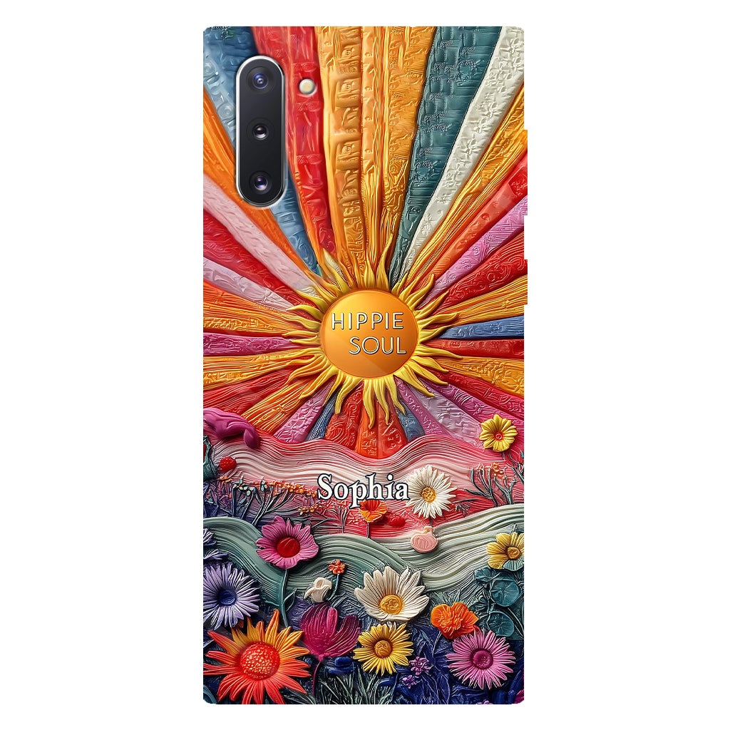 Coque de téléphone personnalisée Hippie Soul - Motif hippie intégral
