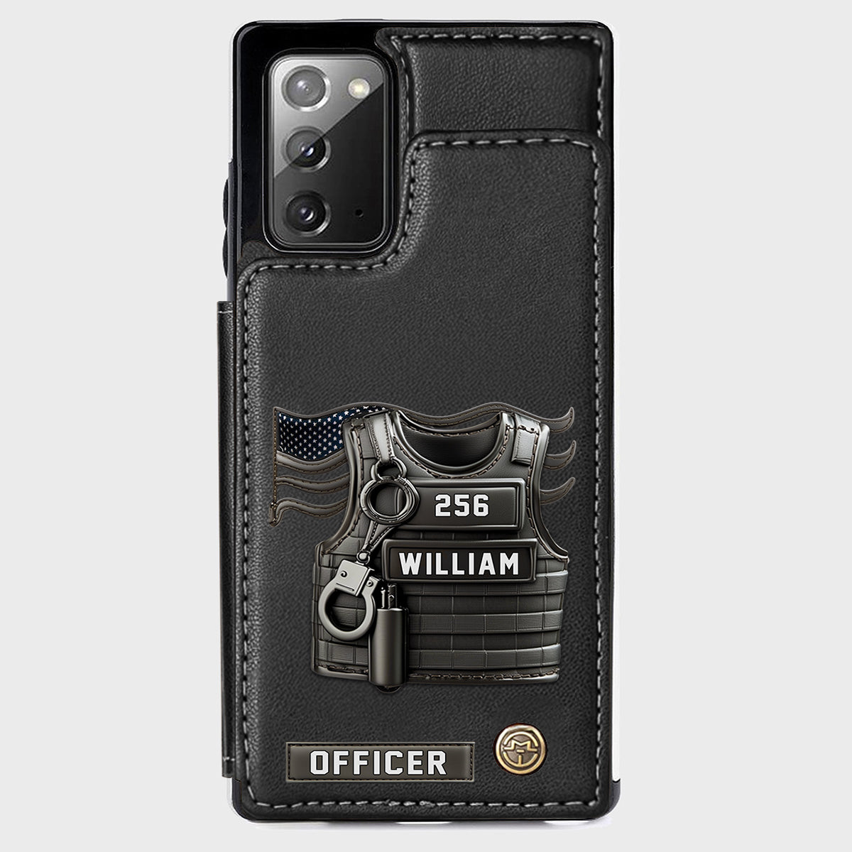 Dienen und Schützen – Personalisierte Handyhülle im Polizei-Look