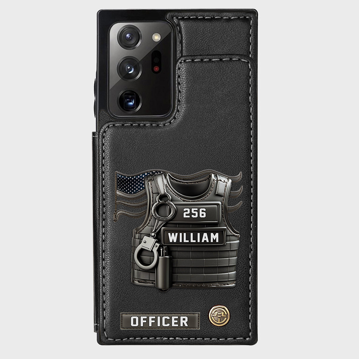 Dienen und Schützen – Personalisierte Handyhülle im Polizei-Look