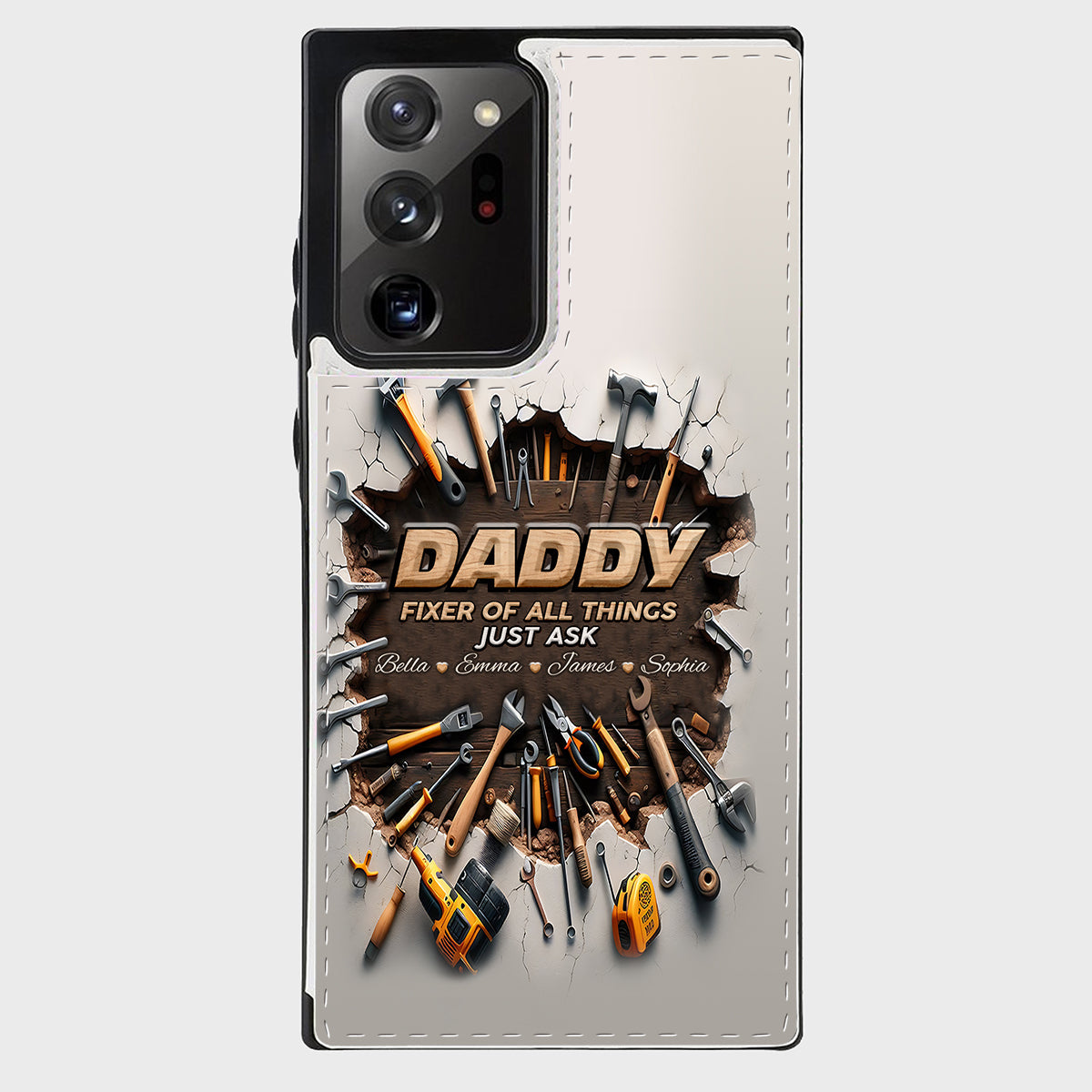 Fixer Of All Things - Personalized Father Foldable Wallet Phone Case