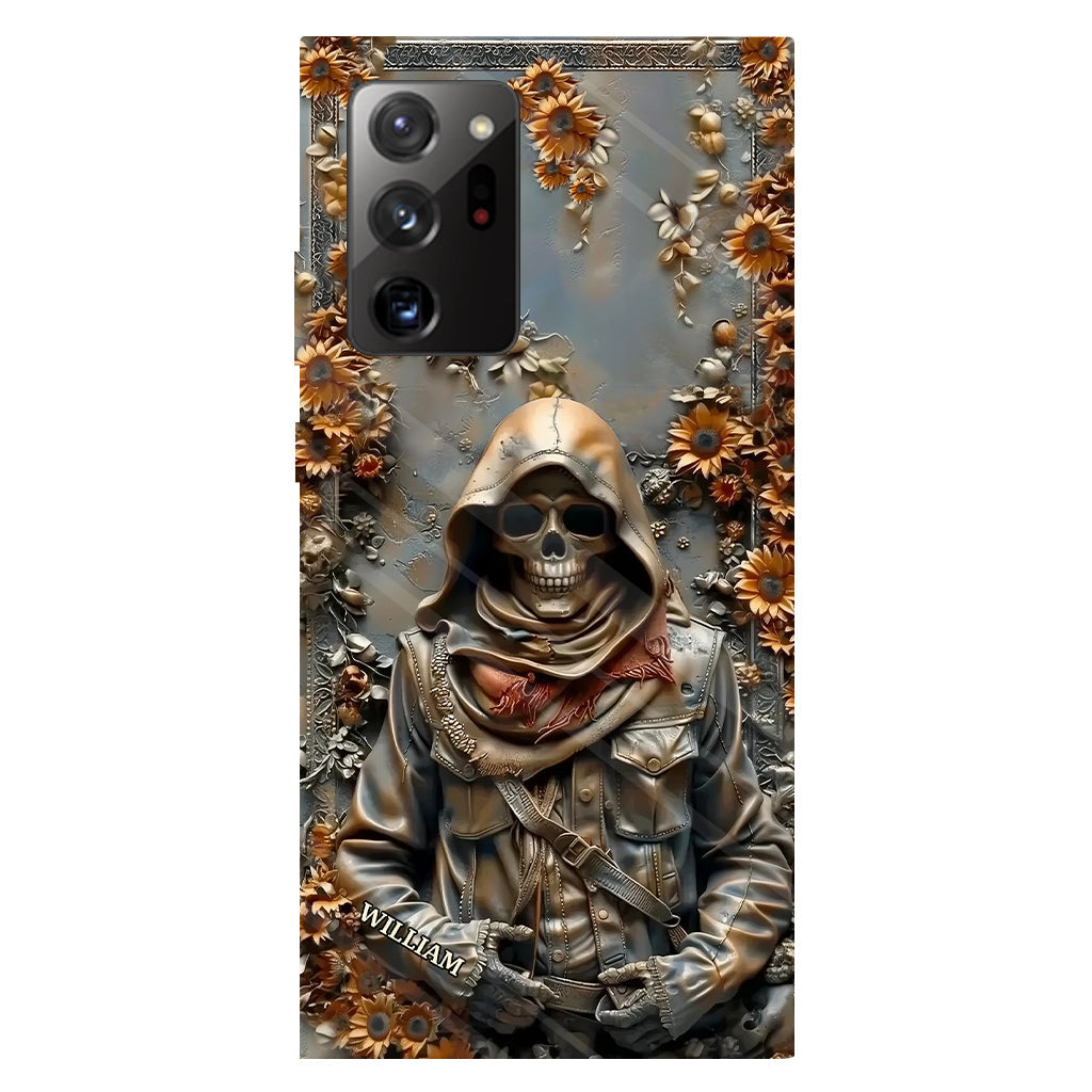 Vintage Skull - Personalized Skull Full Print Phone Case