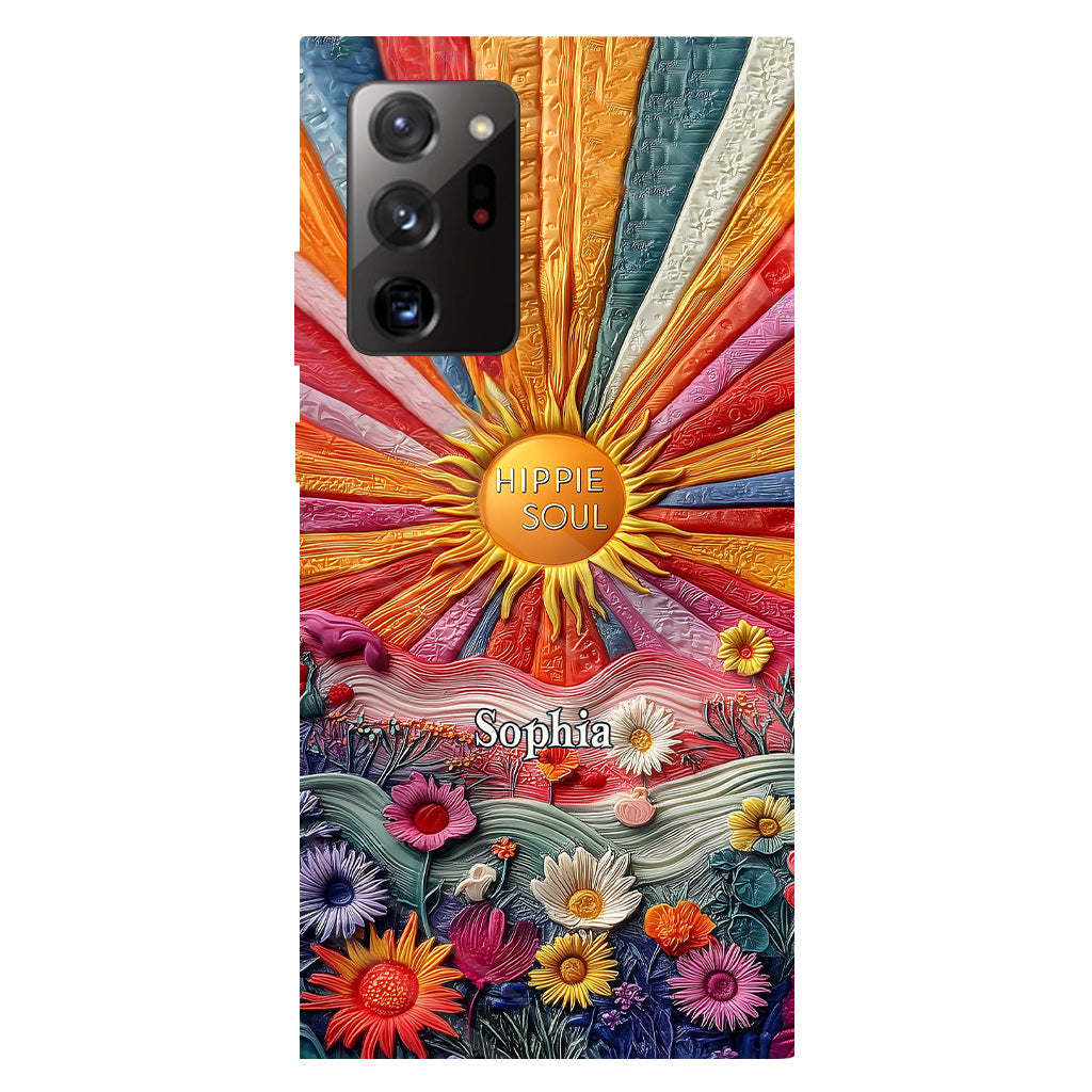 Coque de téléphone personnalisée Hippie Soul - Motif hippie intégral