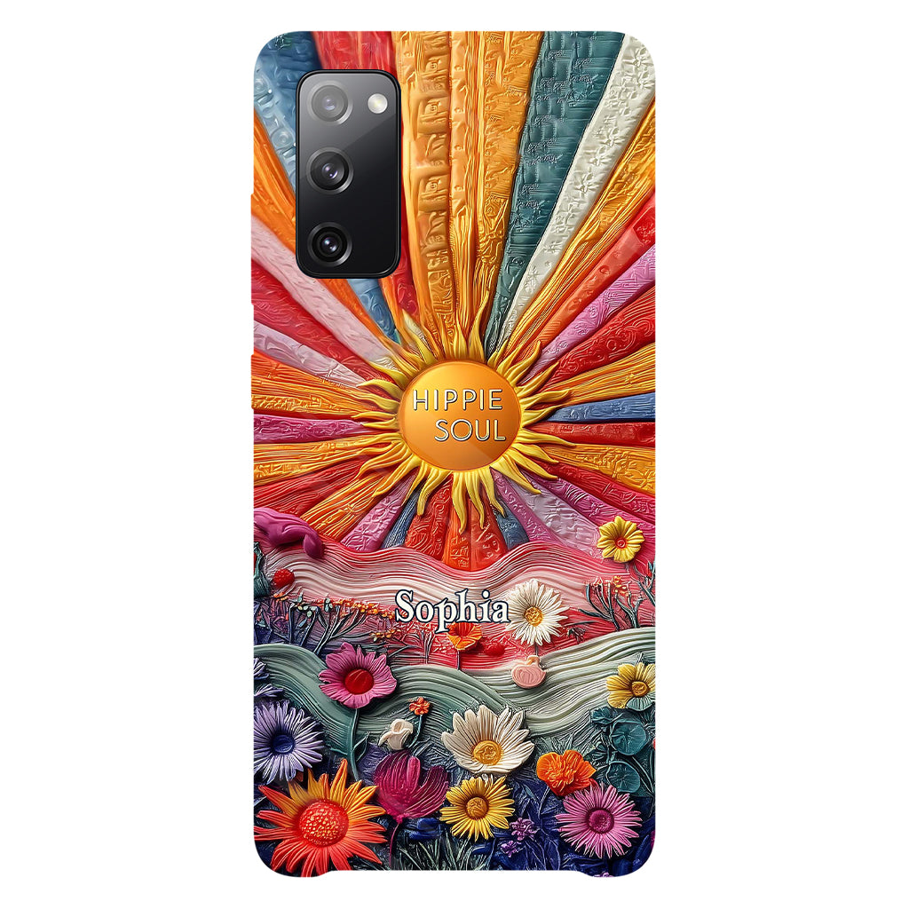 Coque de téléphone personnalisée Hippie Soul - Motif hippie intégral