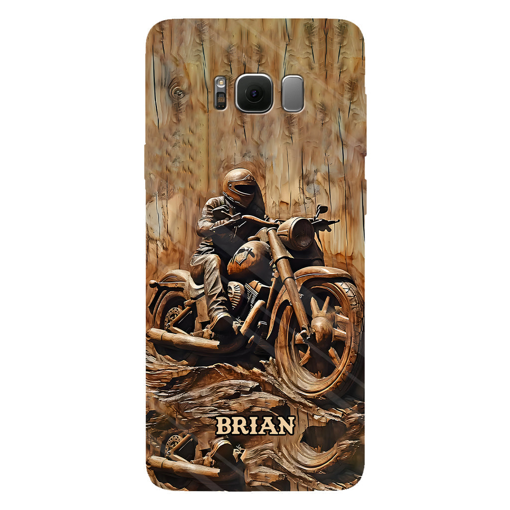 Biker – Personalisierte Handyhülle mit Biker-Motiv und Volldruck