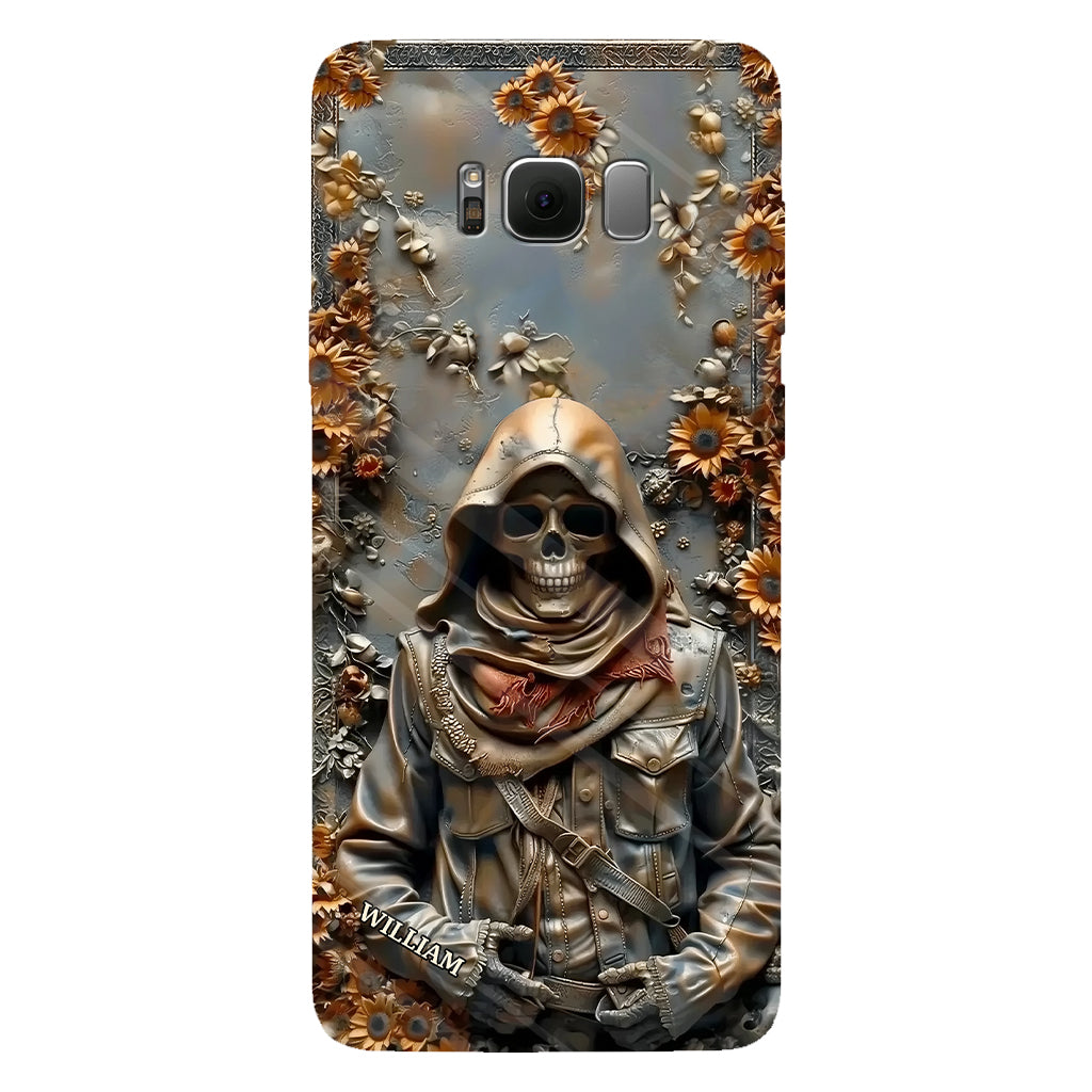 Vintage Skull - Personalized Skull Full Print Phone Case