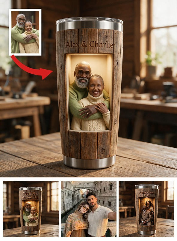 Tasse personnalisée 'Toi & Moi, On Gère' pour couple âgé - Cadeau d'anniversaire attentionné pour partenaires mariés de longue date