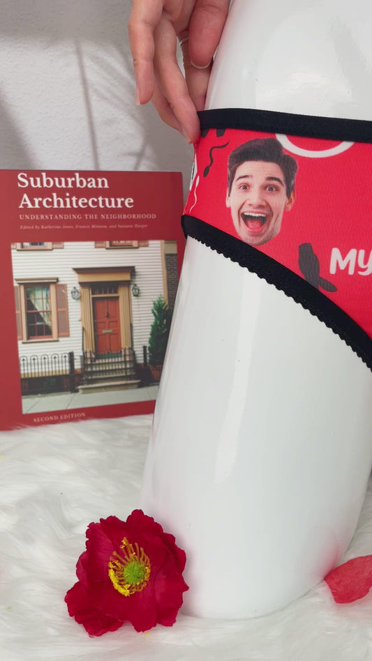 I Belong On My Knees Sucking You Dry - Personalized Couple Lace Border Women Briefs