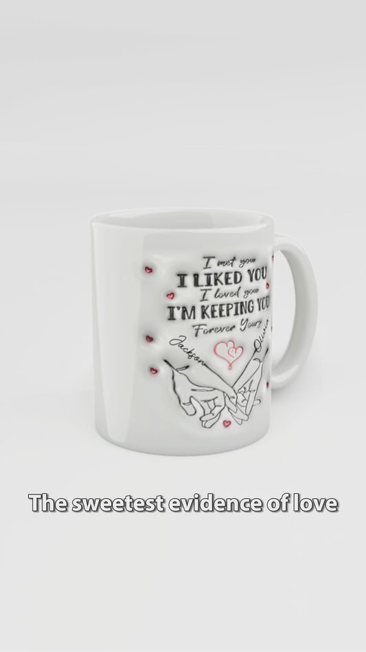 Forever Yours - Personalized Couple Mug