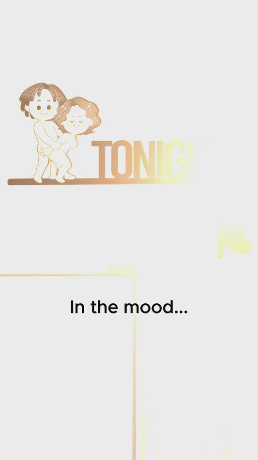 Tonight Not Tonight - Personalized Couple Door Frame Decoration