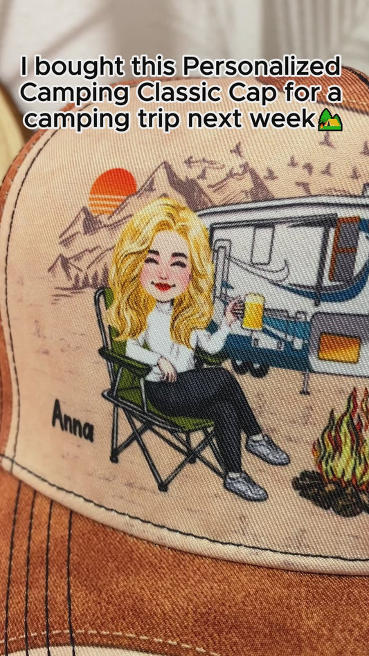Coiffure de camping, on s'en fiche ! - Casquette de camping classique personnalisée