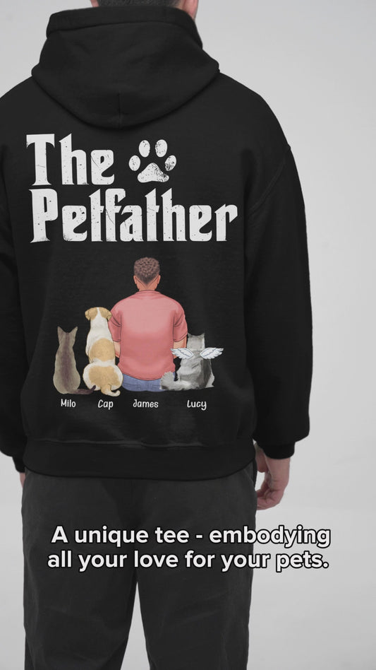 The Dog/Cat Father - Personalized Father T-shirt and Hoodie