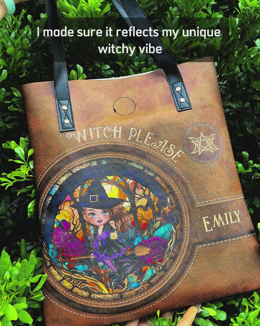 Witch Please - Personalized Witch Tote Bag