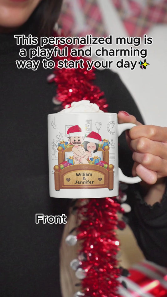 Let's Be Naughty - Personalized Couple Mug