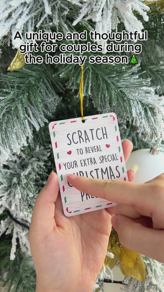 Scratch To Reveal - Personalized Couple Ornament
