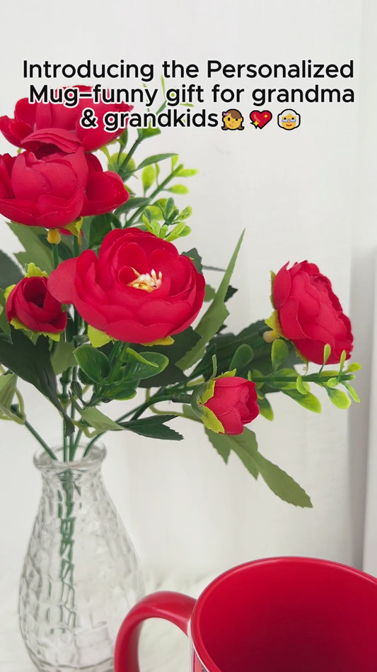 Grandma’s / Grandpa’s / Dad’s / Mom’s Little Cuties - Personalized Grandma Accent Mug