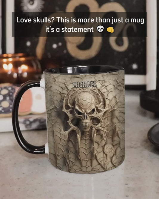 Love Skulls - Personalized Skull Accent Mug