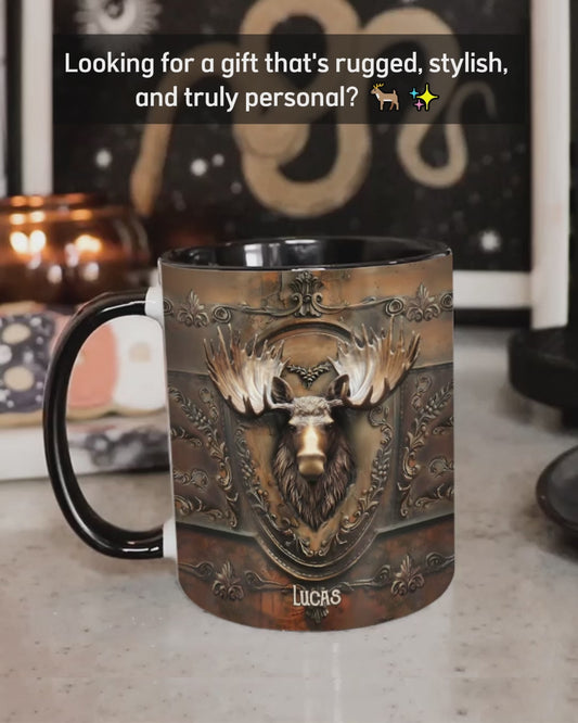 Beautiful Moose Wild Turkey Fox Duck - Personalized Hunting Accent Mug