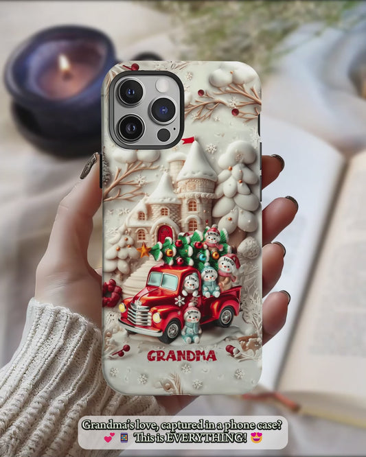 Nana's Little Cuties - Personalized Grandma Full Print Phone Case