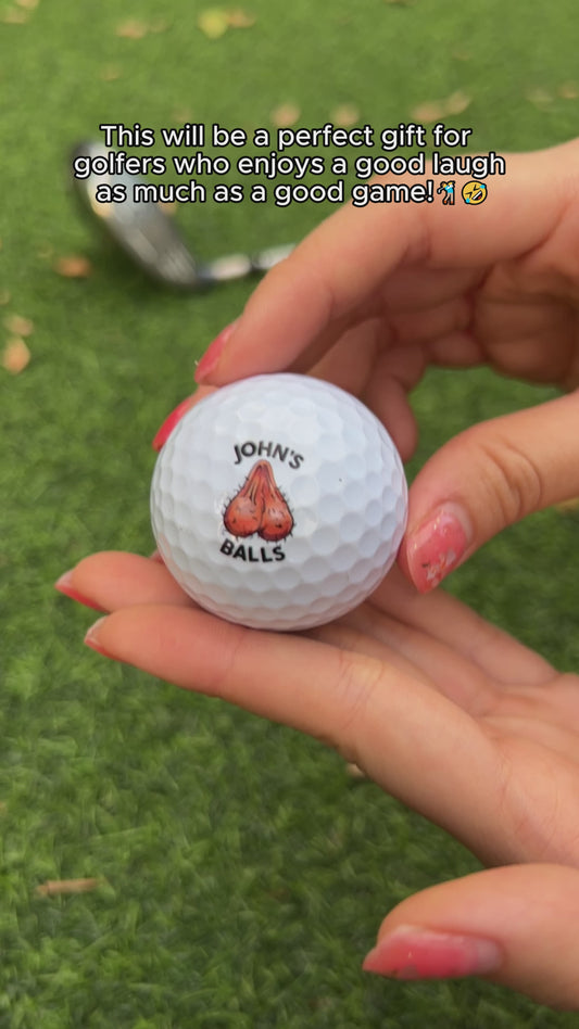 The Balls - Golf gift for dad, him, grandpa, husband - Personalized Golf Ball