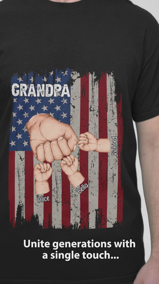 Best Grandpa/Papa/Dad Ever - Personalized Grandpa T-shirt And Hoodie