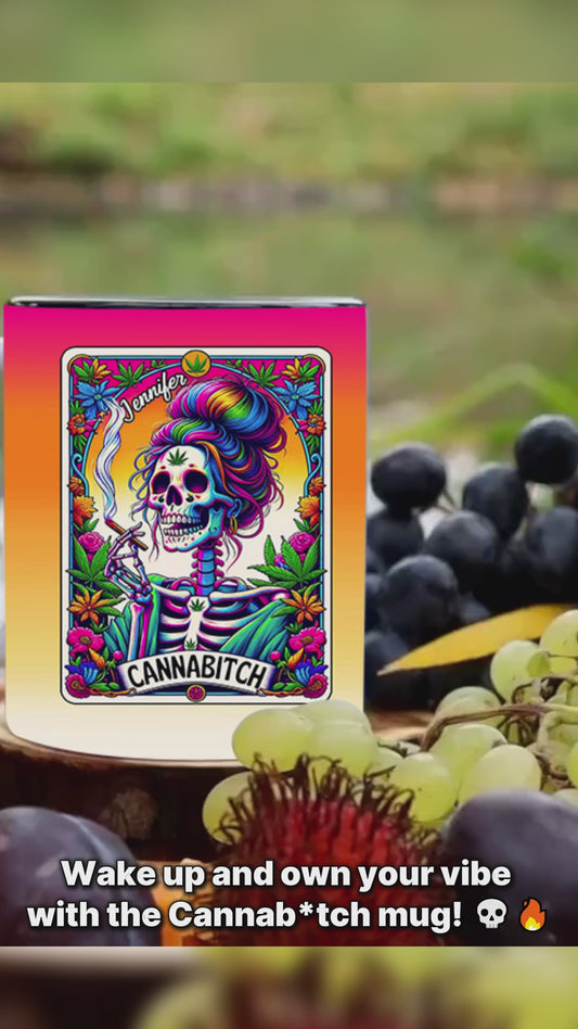 Mug personnalisé Cannab*tch - Thème cannabis